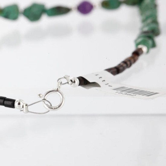 Certified Authentic Navajo .925 Sterling Silver Natural Turquoise Agate Native American Necklace 390756944205 Certified Authentic Navajo .925 Sterling Silver Natural Turquoise Agate Native American Necklace 390756944205