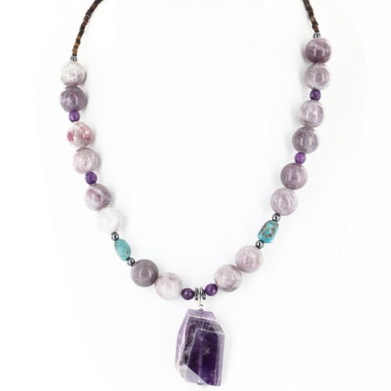 Certified Authentic Navajo .925 Sterling Silver Natural Turquoise Agate Native American Necklace 750109-12 Certified Authentic Navajo .925 Sterling Silver Natural Turquoise Agate Native American Necklace 750109-12