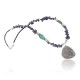 Certified Authentic Navajo .925 Sterling Silver Natural Turquoise Amethyst Agate Native American Necklace 370925639334 Certified Authentic Navajo .925 Sterling Silver Natural Turquoise Amethyst Agate Native American Necklace 370925639334