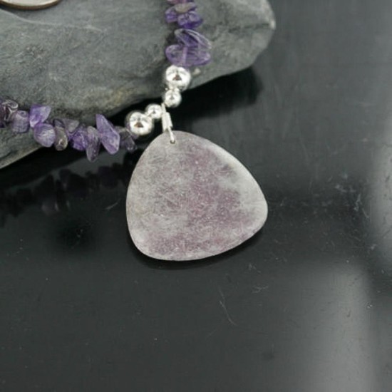 Certified Authentic Navajo .925 Sterling Silver Natural Turquoise Amethyst Agate Native American Necklace 370925639334 Certified Authentic Navajo .925 Sterling Silver Natural Turquoise Amethyst Agate Native American Necklace 370925639334