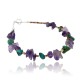Certified Authentic Navajo .925 Sterling Silver Natural Turquoise Amethyst Native American Bracelet 390751477213 Certified Authentic Navajo .925 Sterling Silver Natural Turquoise Amethyst Native American Bracelet 390751477213