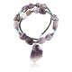 Certified Authentic Navajo .925 Sterling Silver Natural Turquoise AMETHYST Native American Necklace 25344