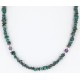 Certified Authentic Navajo .925 Sterling Silver Natural Turquoise Amethyst Native American Necklace 371052445230