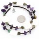 Certified Authentic Navajo .925 Sterling Silver Natural Turquoise Amethyst Native American Necklace 390848336083