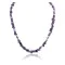 Certified Authentic Navajo .925 Sterling Silver Natural Turquoise and AMETHYST Native American Necklace 15794-7