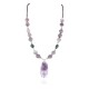 Certified Authentic Navajo .925 Sterling Silver Natural Turquoise and AMETHYST Native American Necklace 371007008020 Certified Authentic Navajo .925 Sterling Silver Natural Turquoise and AMETHYST Native American Necklace 371007008020