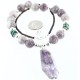 Certified Authentic Navajo .925 Sterling Silver Natural Turquoise and AMETHYST Native American Necklace 371007008020 Certified Authentic Navajo .925 Sterling Silver Natural Turquoise and AMETHYST Native American Necklace 371007008020