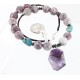 Certified Authentic Navajo .925 Sterling Silver Natural Turquoise and AMETHYST Native American Necklace 371008914523 Certified Authentic Navajo .925 Sterling Silver Natural Turquoise and AMETHYST Native American Necklace 371008914523