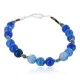 Certified Authentic Navajo .925 Sterling Silver Natural Turquoise and Blue Agate Native American Bracelet 370992826309 Certified Authentic Navajo .925 Sterling Silver Natural Turquoise and Blue Agate Native American Bracelet 370992826309
