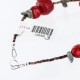 Certified Authentic Navajo .925 Sterling Silver Natural Turquoise and Coral Native American Bracelet 370998517670