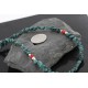 Certified Authentic Navajo .925 Sterling Silver Natural Turquoise and Coral Native American Necklace 390740887663