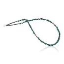 Certified Authentic Navajo .925 Sterling Silver Natural Turquoise and Coral Native American Necklace 390748344788