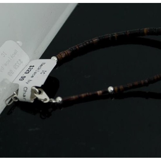 Certified Authentic Navajo .925 Sterling Silver Natural Turquoise and Graduated Heishi Native American Necklace 390615386444 Certified Authentic Navajo .925 Sterling Silver Natural Turquoise and Graduated Heishi Native American Necklace 390615386444