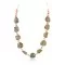 Certified Authentic Navajo .925 Sterling Silver Natural Turquoise and Graduated Melon Shell Chunky Native American Necklace 750186-2