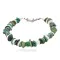 Certified Authentic Navajo .925 Sterling Silver Natural Turquoise and Graduated Melon Shell Native American Bracelet  1246-2