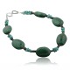 Certified Authentic Navajo .925 Sterling Silver Natural Turquoise and Green Quartz Native American Bracelet 390735157641