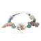 Certified Authentic Navajo .925 Sterling Silver Natural Turquoise and Jasper Native American Bracelet 370998034010