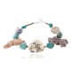 Certified Authentic Navajo .925 Sterling Silver Natural Turquoise and Jasper Native American Bracelet 370998034010