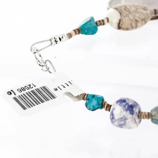 Certified Authentic Navajo .925 Sterling Silver Natural Turquoise and Jasper Native American Bracelet 370998034010 Certified Authentic Navajo .925 Sterling Silver Natural Turquoise and Jasper Native American Bracelet 370998034010
