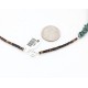 Certified Authentic Navajo .925 Sterling Silver Natural Turquoise and Jasper Native American Necklace 15851-33 Certified Authentic Navajo .925 Sterling Silver Natural Turquoise and Jasper Native American Necklace 15851-33