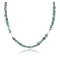 Certified Authentic Navajo .925 Sterling Silver Natural Turquoise and Jasper Native American Necklace 15851-39