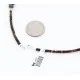 Certified Authentic Navajo .925 Sterling Silver Natural Turquoise and Jasper Native American Necklace 15851-39