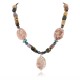 Certified Authentic Navajo .925 Sterling Silver Natural Turquoise and JASPER Native American Necklace 25205 Certified Authentic Navajo .925 Sterling Silver Natural Turquoise and JASPER Native American Necklace 25205