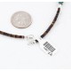 Certified Authentic Navajo .925 Sterling Silver Natural Turquoise and Jasper Native American Necklace 371056518424