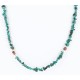Certified Authentic Navajo .925 Sterling Silver Natural Turquoise and Jasper Native American Necklace 390818337682