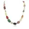 Certified Authentic Navajo .925 Sterling Silver Natural Turquoise and Multicolor Stones Native American Necklace 15343-32 Certified Authentic Navajo .925 Sterling Silver Natural Turquoise and Multicolor Stones Native American Necklace 15343-32