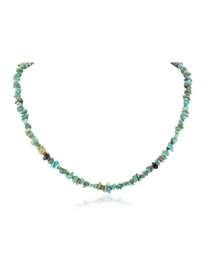 Certified Authentic Navajo .925 Sterling Silver Natural Turquoise Black Onyx Native American Necklace 15851-121