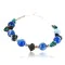 Certified Authentic Navajo .925 Sterling Silver Natural Turquoise Blue Agate Native American Bracelet 390762726284