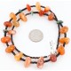 Certified Authentic Navajo .925 Sterling Silver Natural Turquoise Carnelian Native American Necklace 15888-2 Certified Authentic Navajo .925 Sterling Silver Natural Turquoise Carnelian Native American Necklace 15888-2