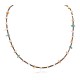 Certified Authentic Navajo .925 Sterling Silver Natural Turquoise Carnelian Native American Necklace Chain 750191 Certified Authentic Navajo .925 Sterling Silver Natural Turquoise Carnelian Native American Necklace Chain 750191