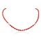 Certified Authentic Navajo .925 Sterling Silver Natural Turquoise Coral Chain Native American Necklace 17029
