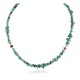 Certified Authentic Navajo .925 Sterling Silver Natural Turquoise Coral Chain Native American Necklace 25289-1 Certified Authentic Navajo .925 Sterling Silver Natural Turquoise Coral Chain Native American Necklace 25289-1