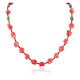 Certified Authentic Navajo .925 Sterling Silver Natural Turquoise Coral Heishi Native American Necklace 25229-3