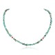Certified Authentic Navajo .925 Sterling Silver Natural Turquoise Coral Native American Necklace 1601-10
