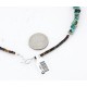 Certified Authentic Navajo .925 Sterling Silver Natural Turquoise Coral Native American Necklace 371051152666