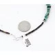 Certified Authentic Navajo .925 Sterling Silver Natural Turquoise Coral Native American Necklace 371051152666 Certified Authentic Navajo .925 Sterling Silver Natural Turquoise Coral Native American Necklace 371051152666