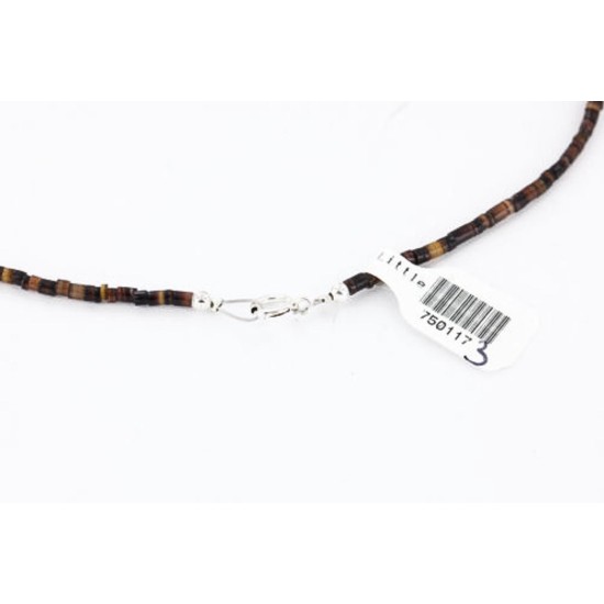 Certified Authentic Navajo .925 Sterling Silver Natural Turquoise CORAL Native American Necklace 750117-3 Certified Authentic Navajo .925 Sterling Silver Natural Turquoise CORAL Native American Necklace 750117-3