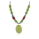 Certified Authentic Navajo .925 Sterling Silver Natural Turquoise Gaspeite Red Jasper Hematite Native American Necklace 16091-4 Certified Authentic Navajo .925 Sterling Silver Natural Turquoise Gaspeite Red Jasper Hematite Native American Necklace 16091-4