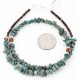 Certified Authentic Navajo .925 Sterling Silver Natural Turquoise Gold Stone Native American Necklace 371056456202