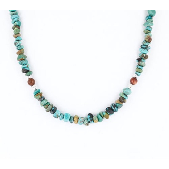 Certified Authentic Navajo .925 Sterling Silver Natural Turquoise Gold Stone Native American Necklace 390829376983 Certified Authentic Navajo .925 Sterling Silver Natural Turquoise Gold Stone Native American Necklace 390829376983