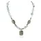 Certified Authentic Navajo .925 Sterling Silver Natural Turquoise Green Jasper Jade Native American Necklace 15432-54