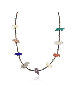 Certified Authentic Navajo .925 Sterling Silver Natural Turquoise Heishi Multicolor Stones Native American Necklace 16084-1 Certified Authentic Navajo .925 Sterling Silver Natural Turquoise Heishi Multicolor Stones Native American Necklace 16084-1