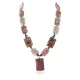 Certified Authentic Navajo .925 Sterling Silver Natural Turquoise Hematite and Jasper Native American Necklace 750122-41 Certified Authentic Navajo .925 Sterling Silver Natural Turquoise Hematite and Jasper Native American Necklace 750122-41