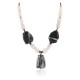 Navajo .925 Sterling Silver Natural Turquoise Hematite Snowflake Stone and Pink Quartz Necklace NB160122230024 Navajo .925 Sterling Silver Natural Turquoise Hematite Snowflake Stone and Pink Quartz Necklace NB160122230024