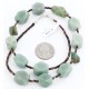 Certified Authentic Navajo .925 Sterling Silver Natural Turquoise JADE 91 Native American Necklace 15755-91