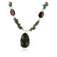 Certified Authentic Navajo .925 Sterling Silver Natural Turquoise Jade Native American Necklace 15215-38 Certified Authentic Navajo .925 Sterling Silver Natural Turquoise Jade Native American Necklace 15215-38